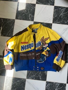VINTAGE Nestlé Nesquik Colorblock Logo Jacket